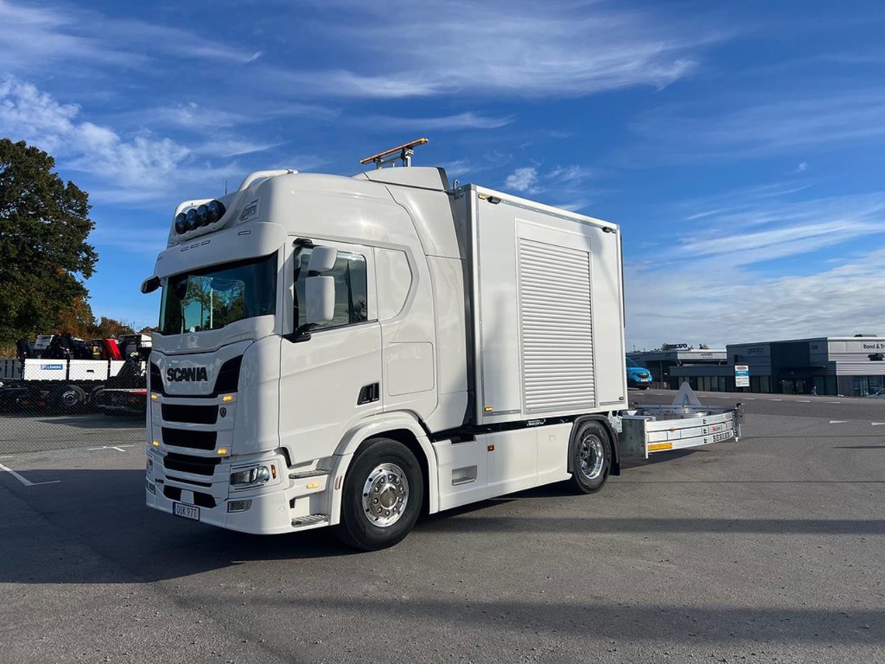Scania R450 4x2 TMA Bil med skåp, Berlex TMAX TMA Skydd 2021 - Skåp