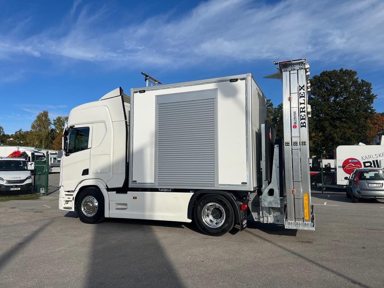 Scania R450 4x2 TMA Bil med skåp, Berlex TMAX TMA Skydd 2021 - Skåp