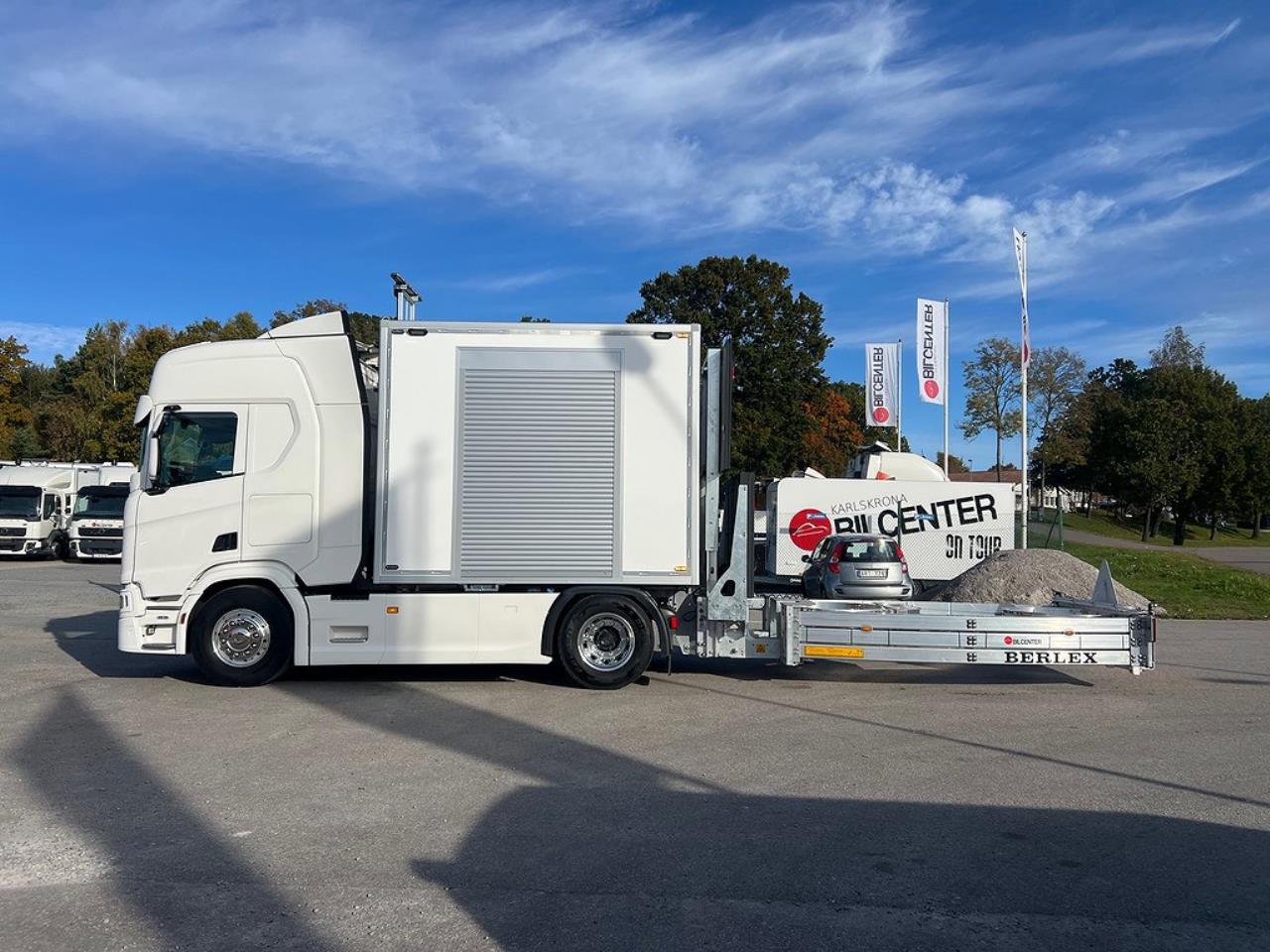 Scania R450 4x2 TMA Bil med skåp, Berlex TMAX TMA Skydd 2021 - Skåp