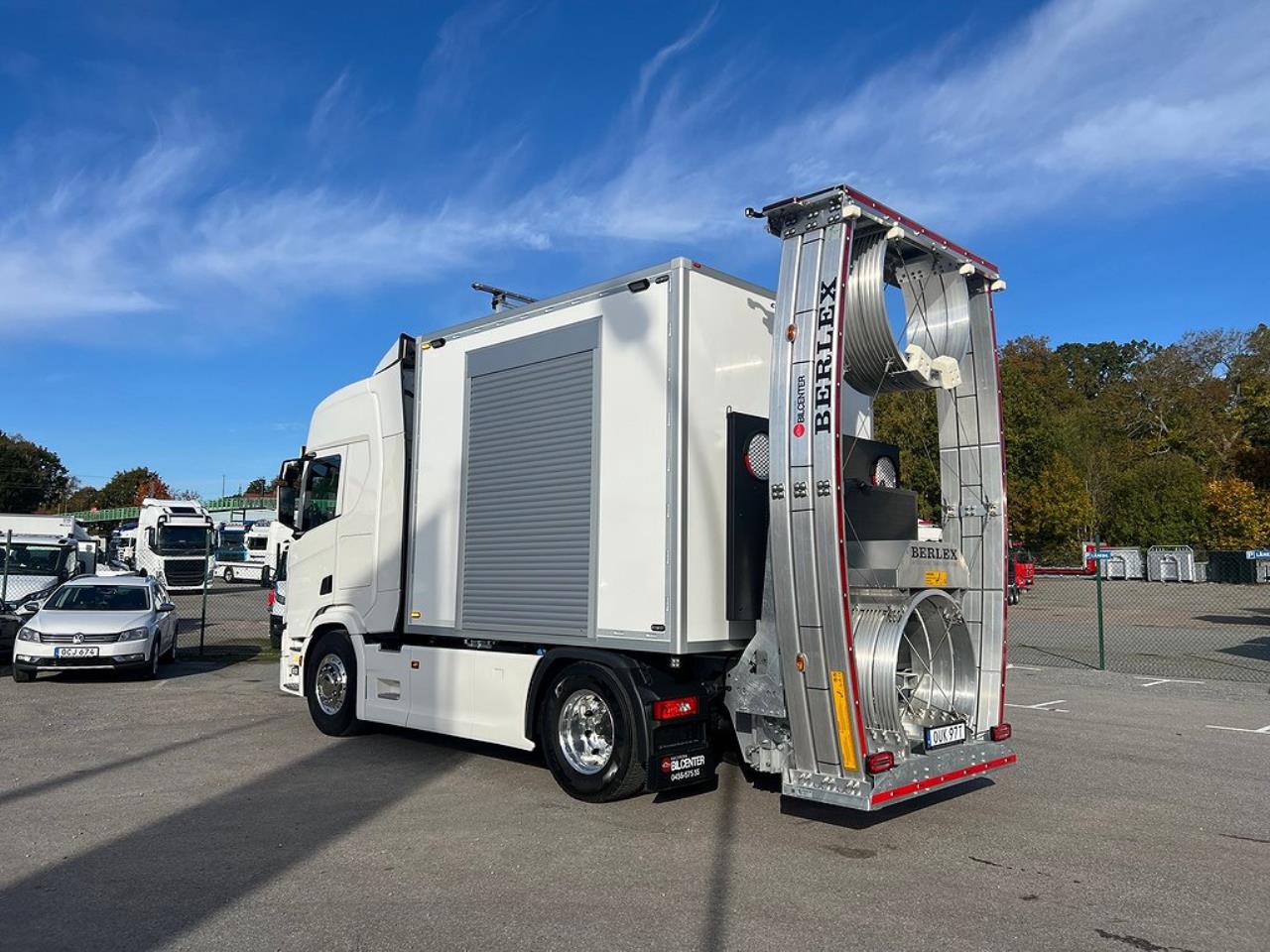 Scania R450 4x2 TMA Bil med skåp, Berlex TMAX TMA Skydd 2021 - Skåp
