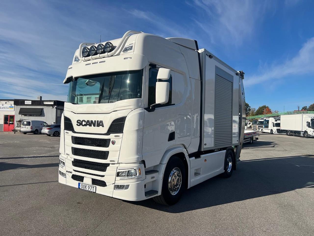 Scania R450 4x2 TMA Bil med skåp, Berlex TMAX TMA Skydd 2021 - Skåp