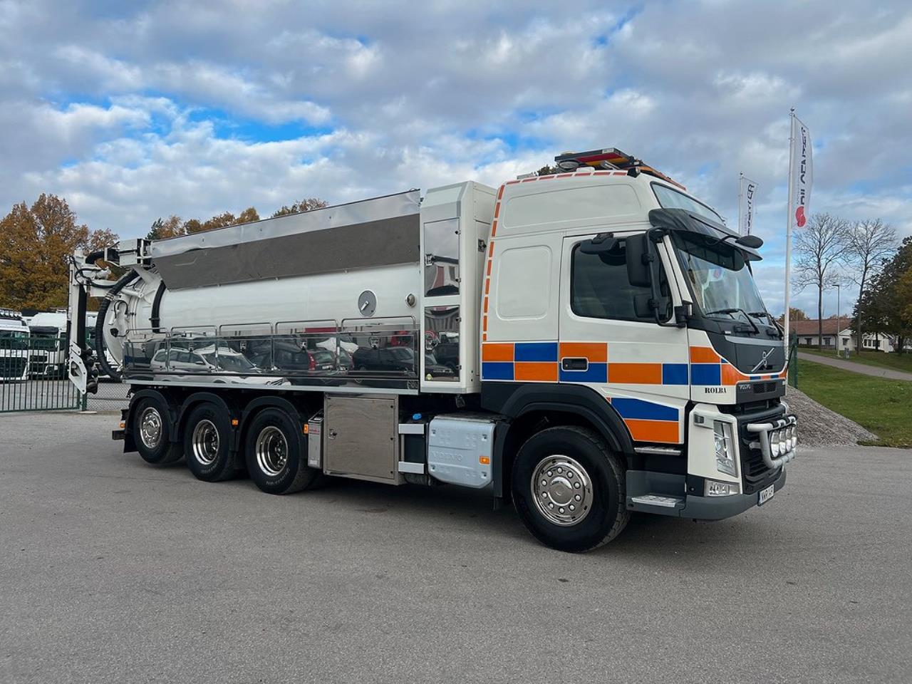 Volvo FM13 420 8x4*4 Tridem Slambil Sugbil ROLBA Euro 6 2016 - Övrigt