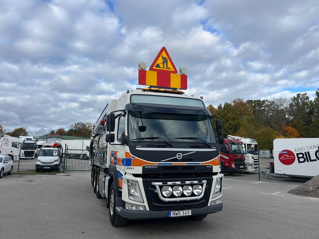 Volvo FM13 420 8x4*4 Tridem Slambil Sugbil ROLBA Euro 6 2016 - Övrigt