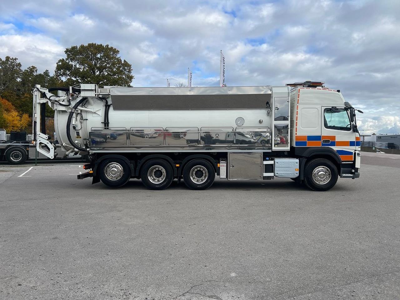 Volvo FM13 420 8x4*4 Tridem Slambil Sugbil ROLBA Euro 6 2016 - Övrigt