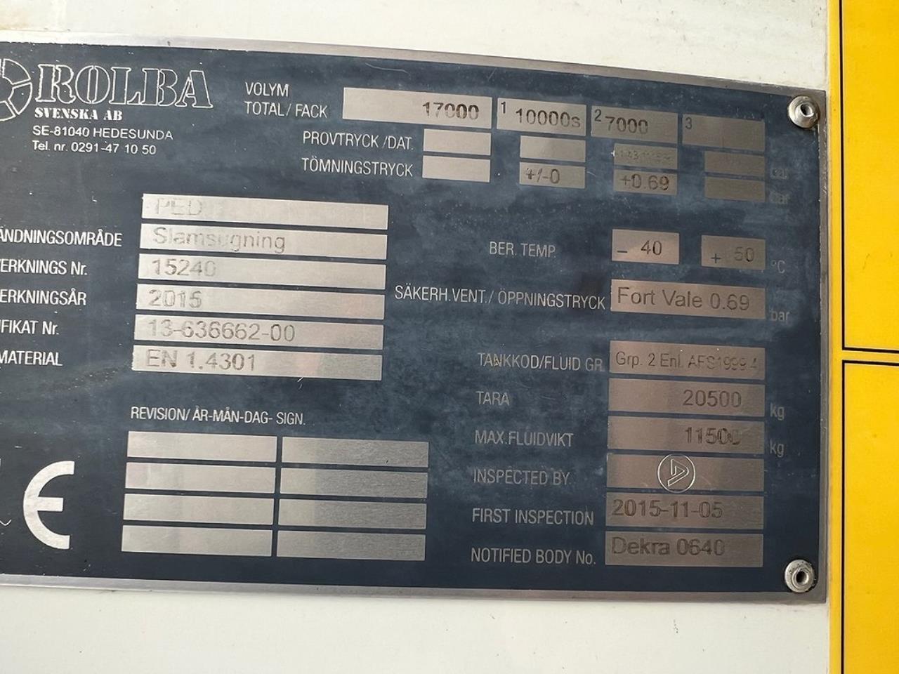 Volvo FM13 420 8x4*4 Tridem Slambil Sugbil ROLBA Euro 6 2016 - Övrigt