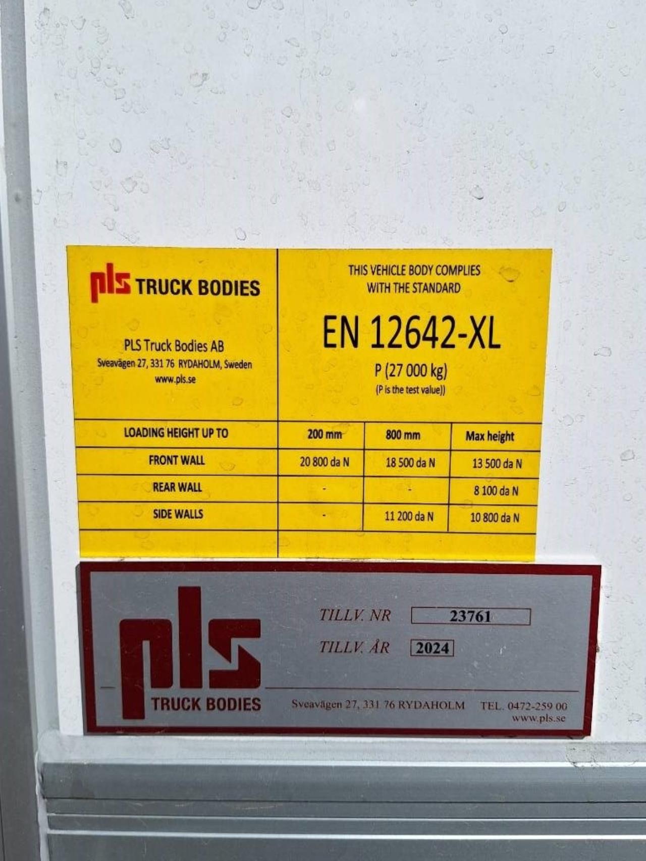PLS 4-Axligt fjärrsläp 2024 - Skåp