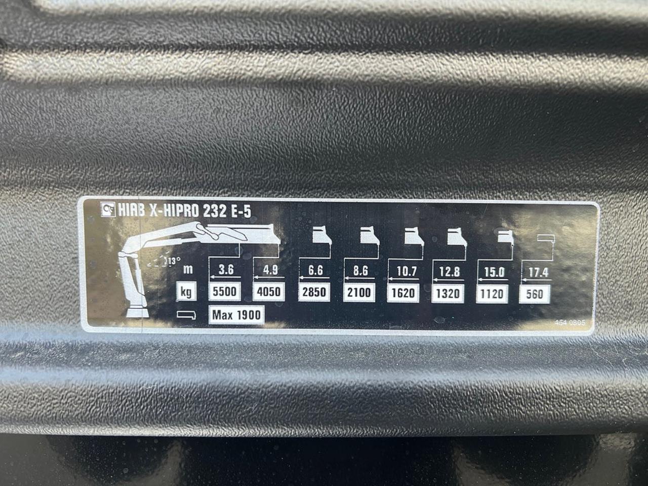 Övriga Nytt Kranflak Hiab eX.232.HiPro E-5 Kran Schaktlucka 2025 - Övrigt