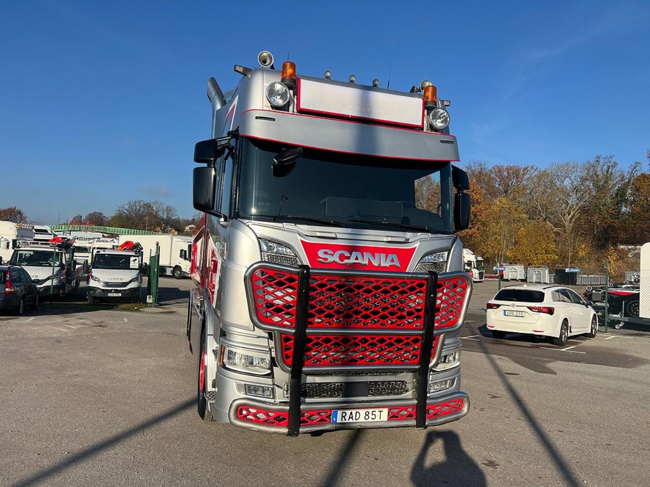 Scania R650 V8 6x4 Tippbil, Manuell, Cowboy inred, Euro 6 2020 - Tipp