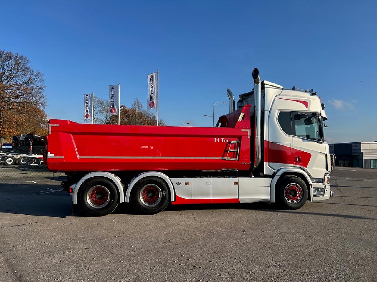 Scania R650 V8 6x4 Tippbil, Manuell, Cowboy inred, Euro 6 2020 - Tipp