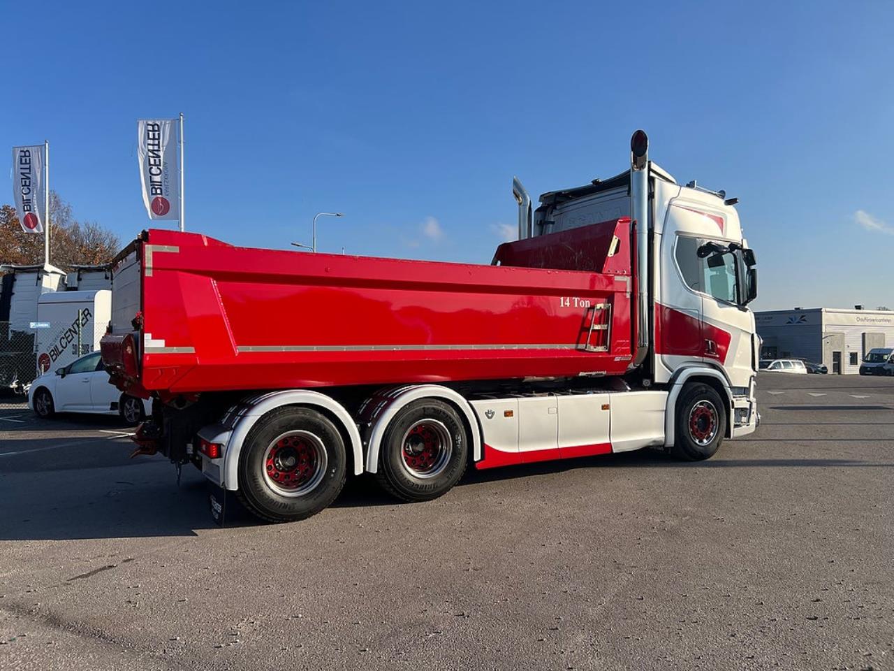 Scania R650 V8 6x4 Tippbil, Manuell, Cowboy inred, Euro 6 2020 - Tipp