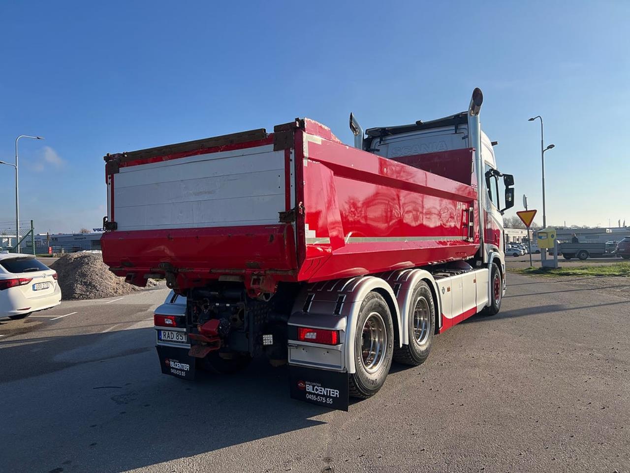Scania R650 V8 6x4 Tippbil, Manuell, Cowboy inred, Euro 6 2020 - Tipp
