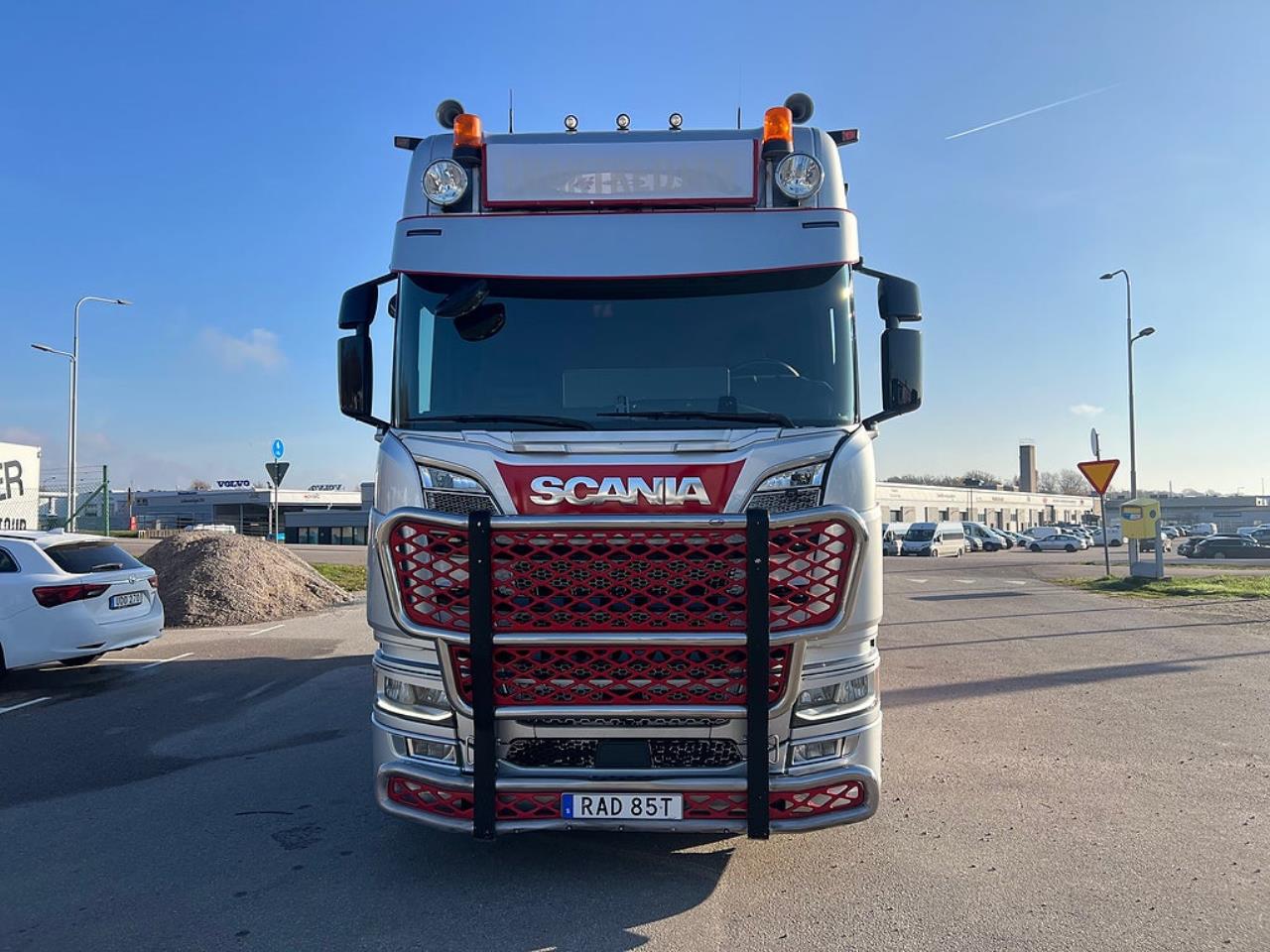 Scania R650 V8 6x4 Tippbil, Manuell, Cowboy inred, Euro 6 2020 - Tipp