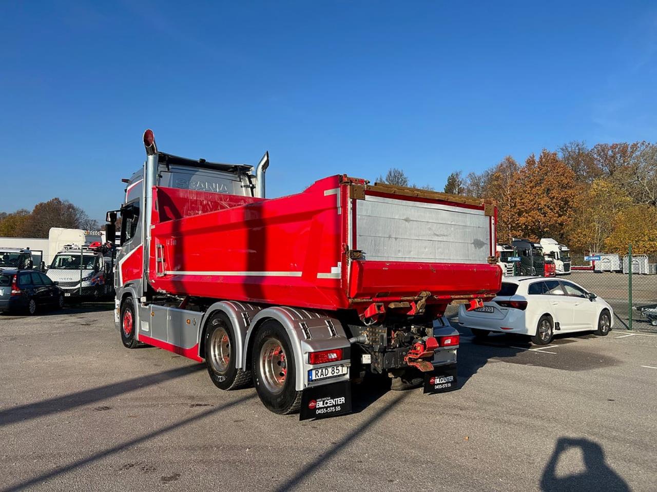 Scania R650 V8 6x4 Tippbil, Manuell, Cowboy inred, Euro 6 2020 - Tipp