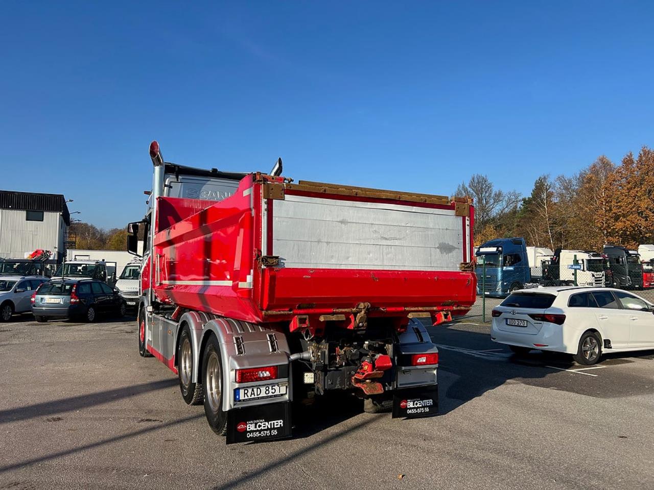 Scania R650 V8 6x4 Tippbil, Manuell, Cowboy inred, Euro 6 2020 - Tipp