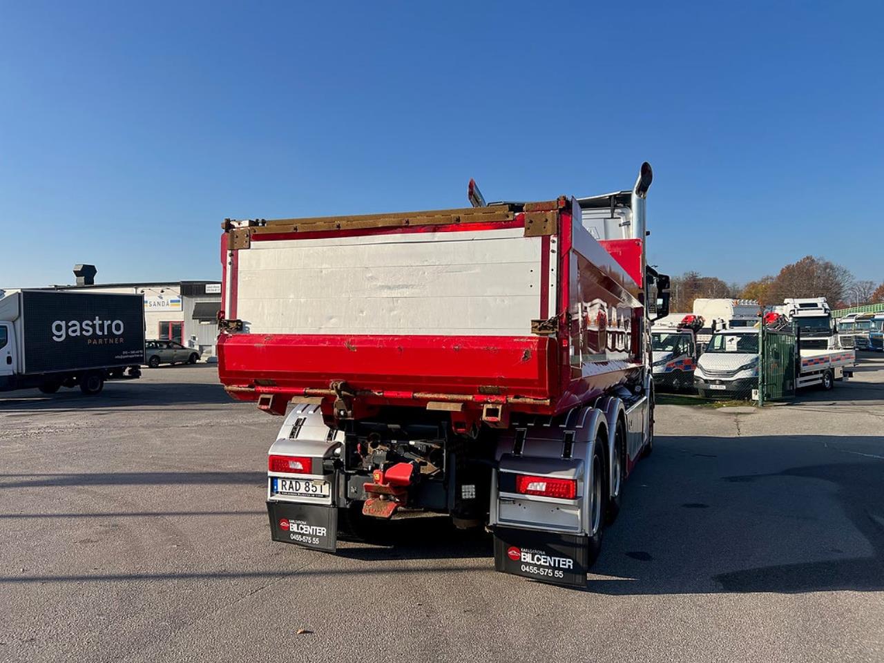 Scania R650 V8 6x4 Tippbil, Manuell, Cowboy inred, Euro 6 2020 - Tipp