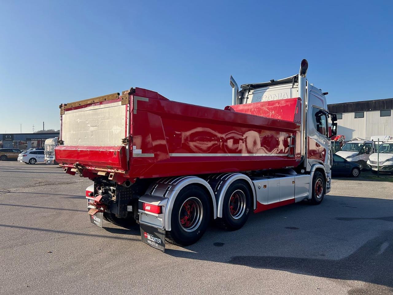 Scania R650 V8 6x4 Tippbil, Manuell, Cowboy inred, Euro 6 2020 - Tipp