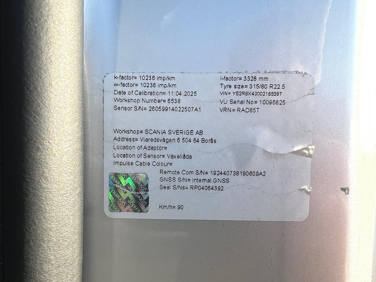 Scania R650 V8 6x4 Tippbil, Manuell, Cowboy inred, Euro 6 2020 - Tipp