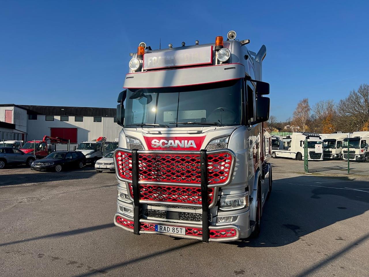 Scania R650 V8 6x4 Tippbil, Manuell, Cowboy inred, Euro 6 2020 - Tipp