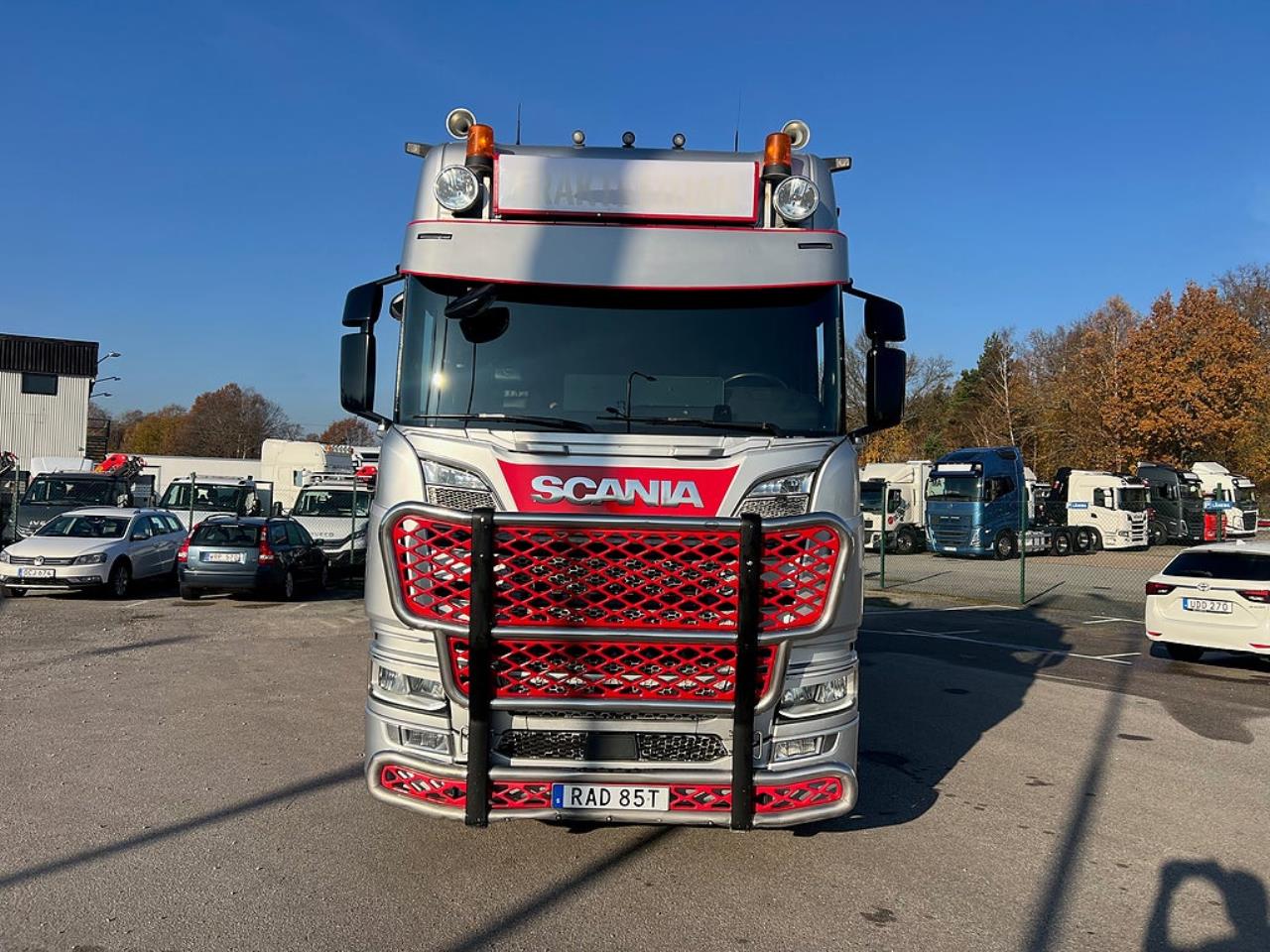 Scania R650 V8 6x4 Tippbil, Manuell, Cowboy inred, Euro 6 2020 - Tipp
