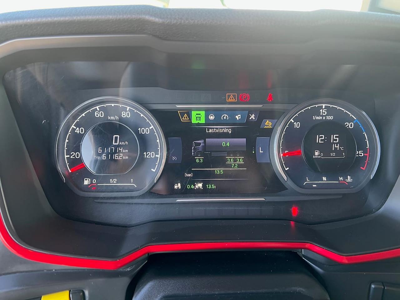 Scania R650 V8 6x4 Tippbil, Manuell, Cowboy inred, Euro 6 2020 - Tipp