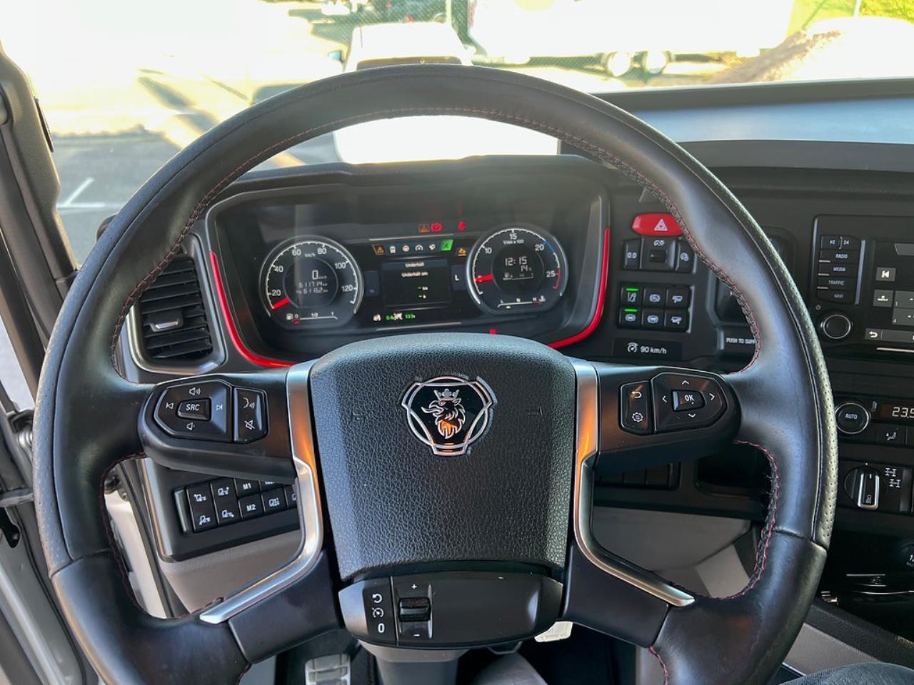 Scania R650 V8 6x4 Tippbil, Manuell, Cowboy inred, Euro 6 2020 - Tipp