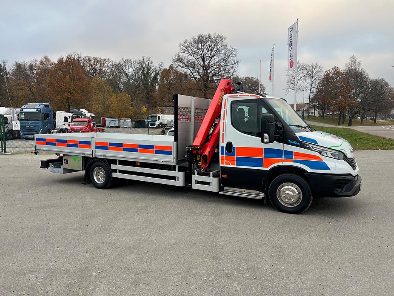 Iveco Daily 72-ELEC ELBIL Kranbil Palfinger Kran Fullutrustad 2025 - Övrigt