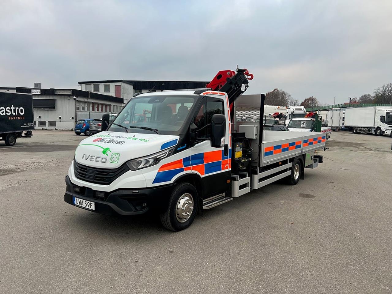 Iveco Daily 72-ELEC ELBIL Kranbil Palfinger Kran Fullutrustad 2025 - Övrigt