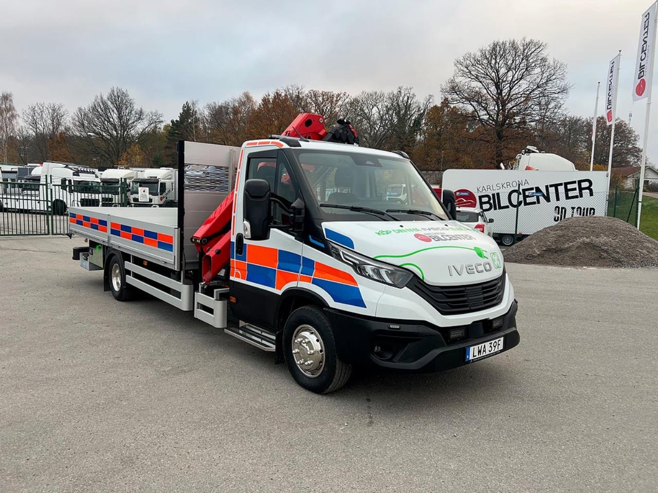 Iveco Daily 72-ELEC ELBIL Kranbil Palfinger Kran Fullutrustad 2025 - Övrigt