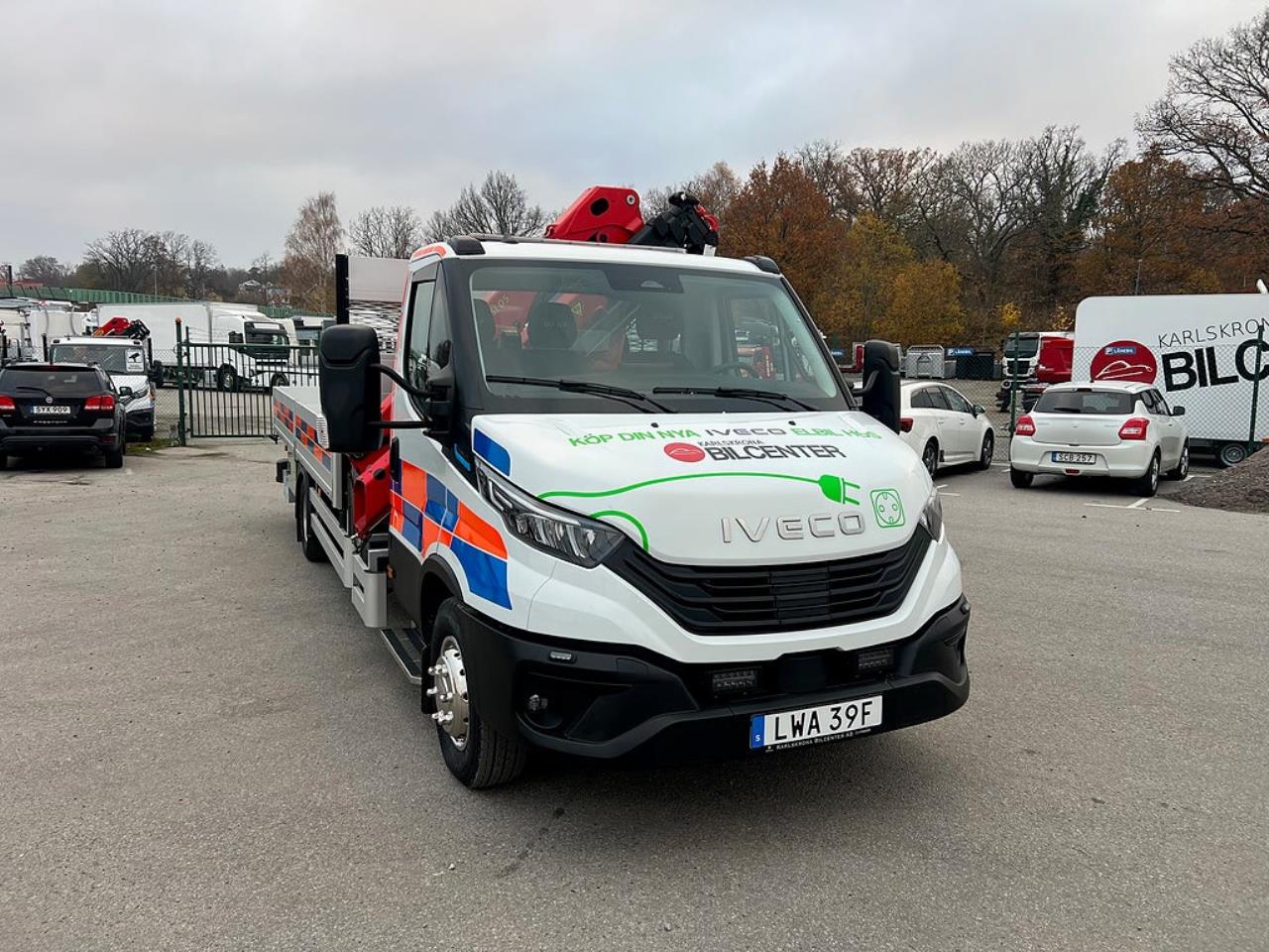 Iveco Daily 72-ELEC ELBIL Kranbil Palfinger Kran Fullutrustad 2025 - Övrigt