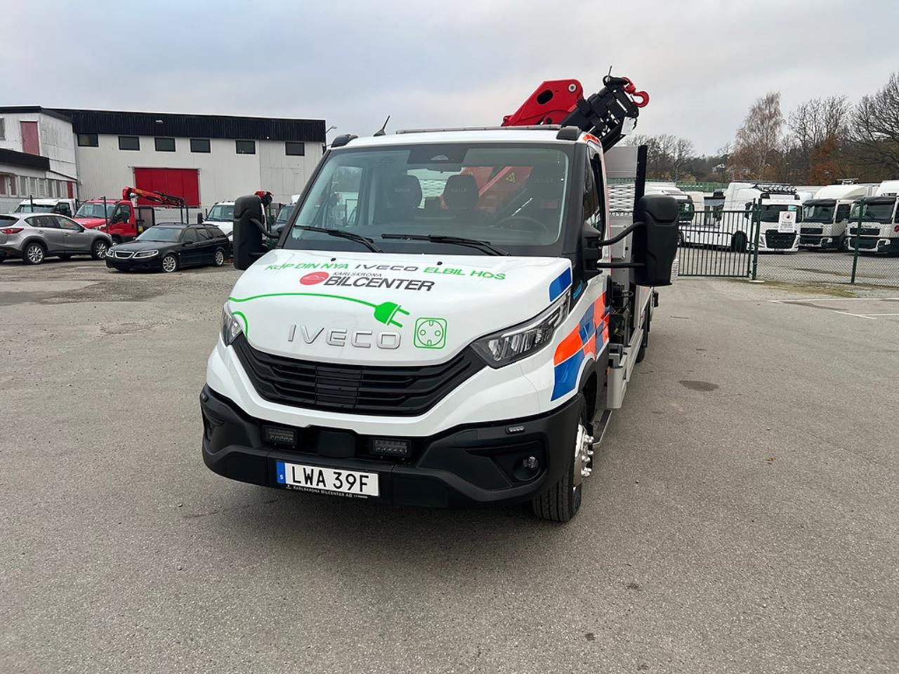 Iveco Daily 72-ELEC ELBIL Kranbil Palfinger Kran Fullutrustad 2025 - Övrigt