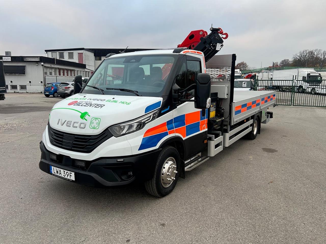 Iveco Daily 72-ELEC ELBIL Kranbil Palfinger Kran Fullutrustad 2025 - Övrigt