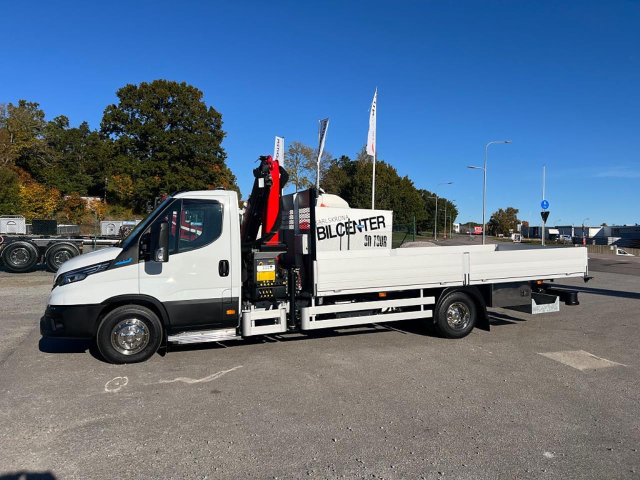 Iveco Daily 72C14E/P ELBIL Kranbil Palfinger Kran Fullutrustad 2025 - Övrigt