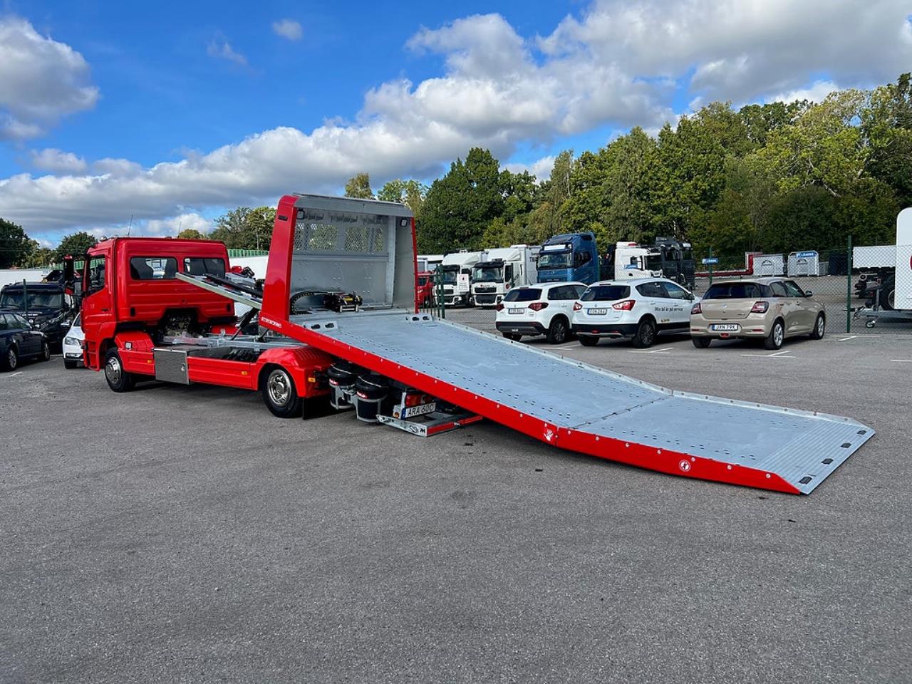 Mercedes-Benz Atego 1224 4x2 Bärgningsbil Monza Vikbart Flak 2025 - Bärgningsbil