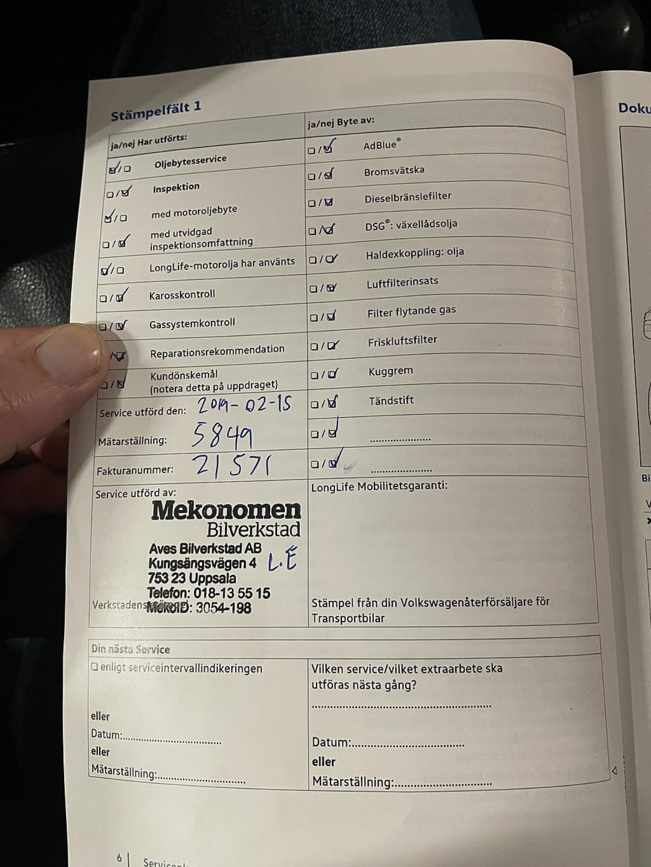 Volkswagen Caddy 2017 - Övrigt