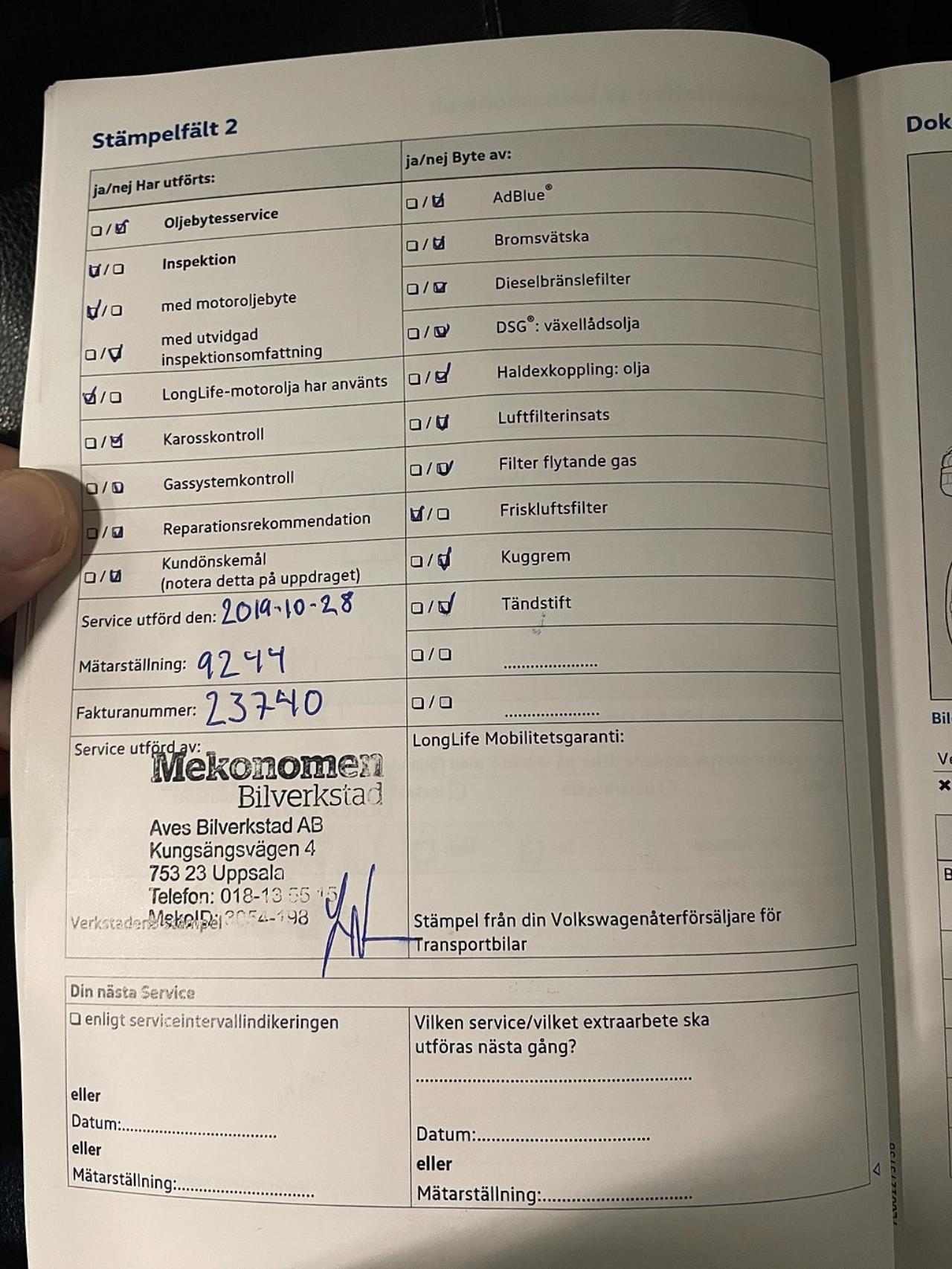 Volkswagen Caddy 2017 - Övrigt