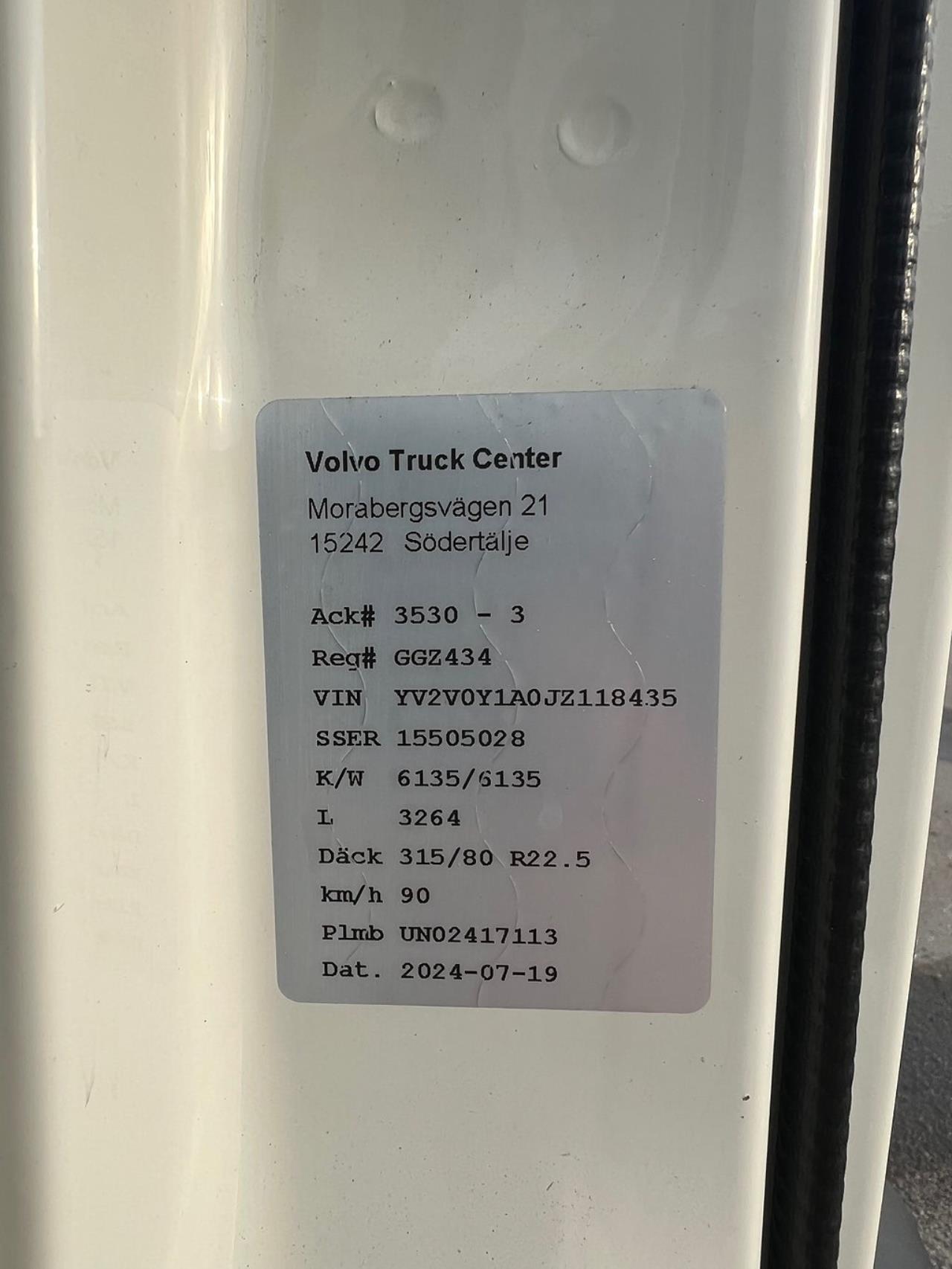 Volvo FE 280 4x2 Skåpbil Höj/Sänkbart tak, Euro 6 2018 - Skåp