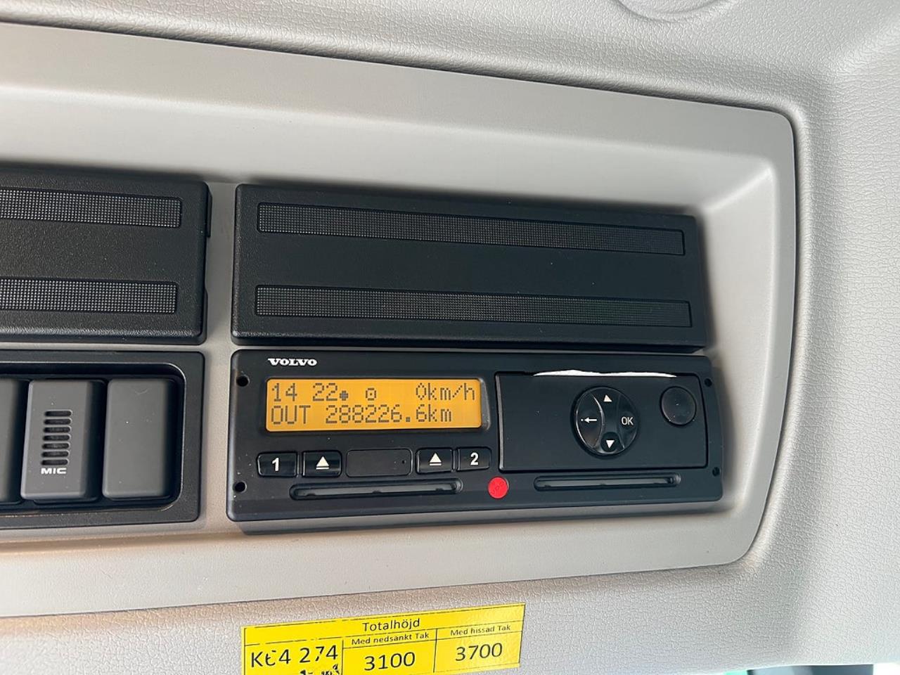 Volvo FE 280 4x2 Skåpbil Höj/Sänkbart tak, Euro 6 2018 - Skåp