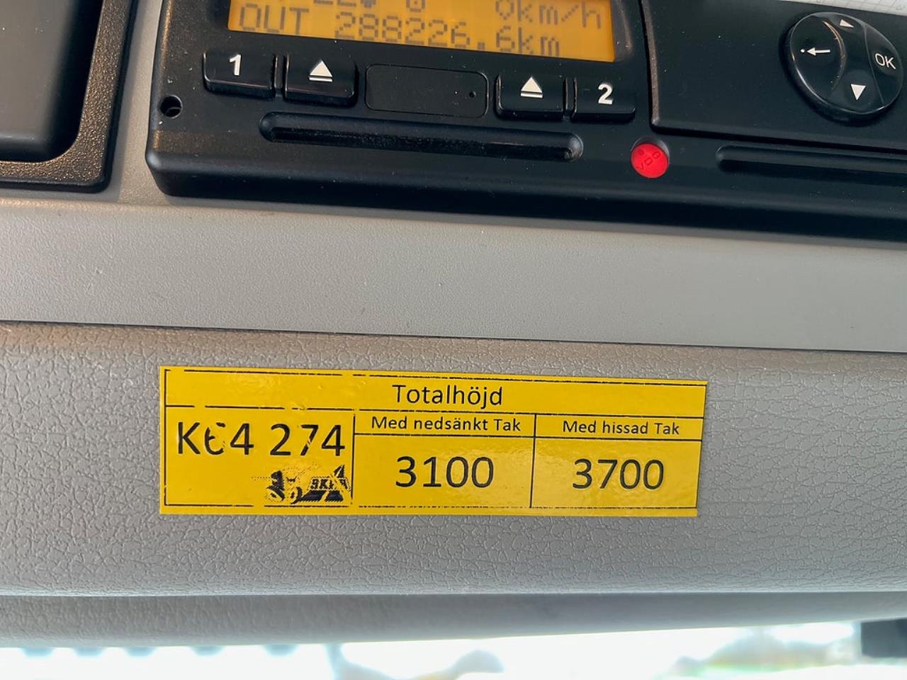 Volvo FE 280 4x2 Skåpbil Höj/Sänkbart tak, Euro 6 2018 - Skåp