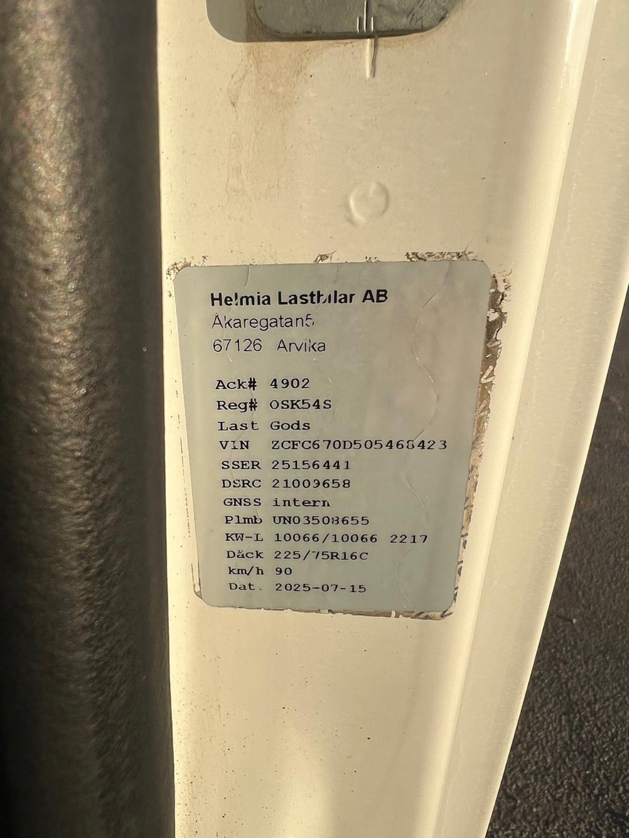 Iveco Daily 72C18 A8 Kranbil Palfinger Kran Fullutrustad 2022 - Övrigt