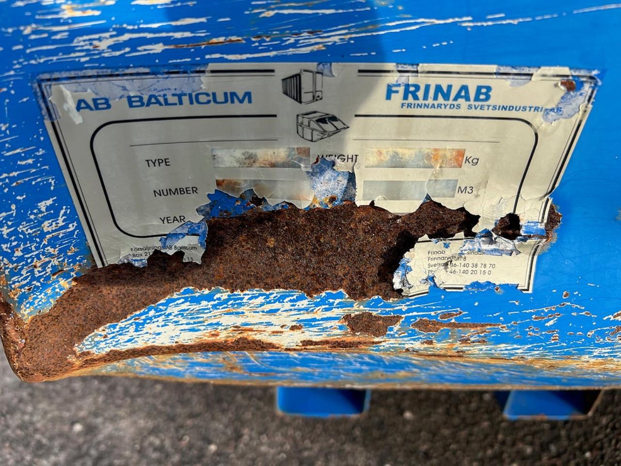 Övriga Beg. 22 Kubiks Container 2025 - Övrigt