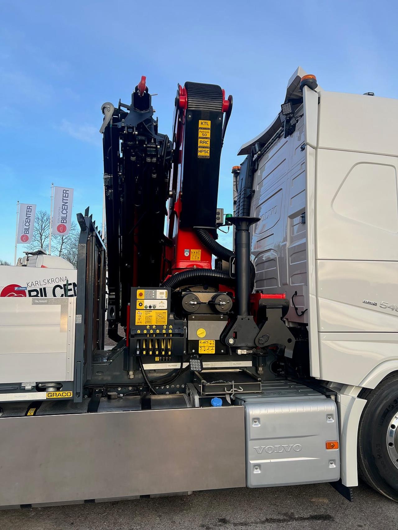 Volvo FH13 540 Kranbil Fullutrustad Palfinger 48002 & Jibb 2023 - Kran
