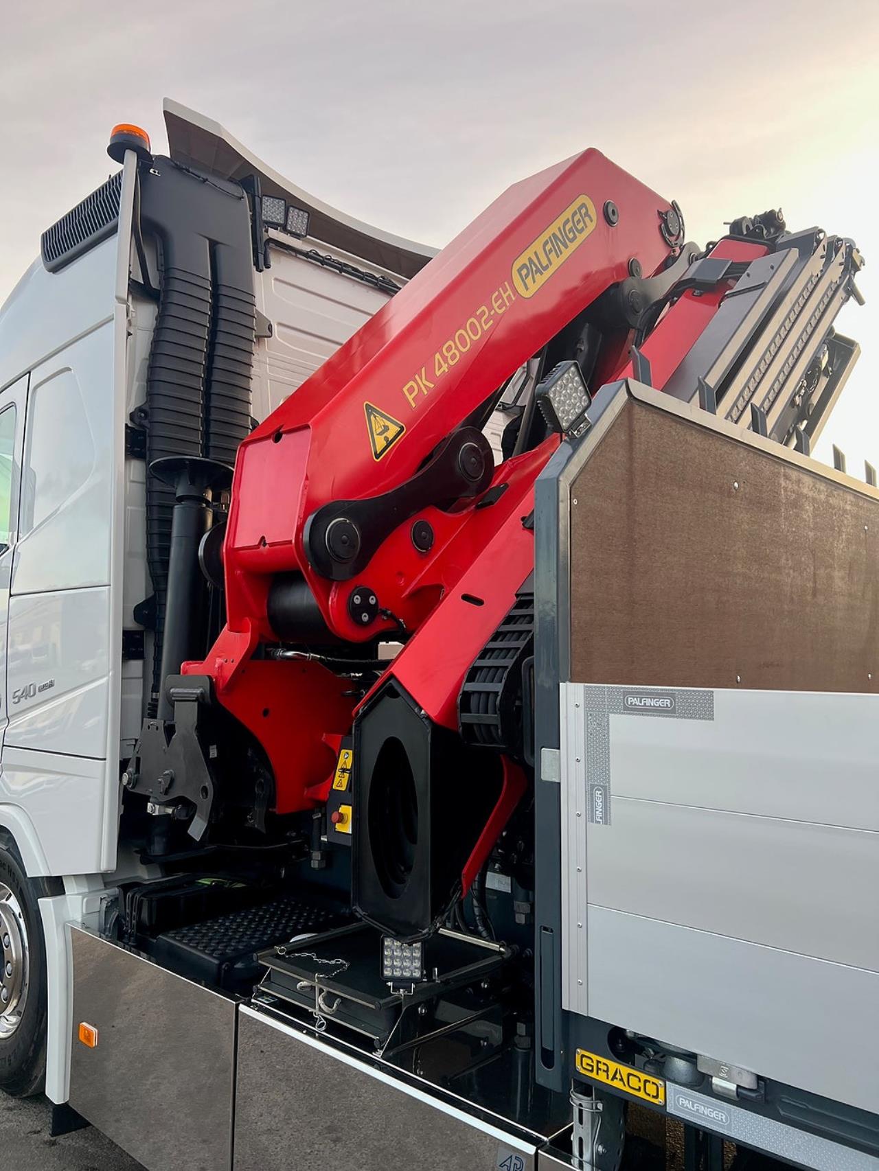 Volvo FH13 540 Kranbil Fullutrustad Palfinger 48002 & Jibb 2023 - Kran