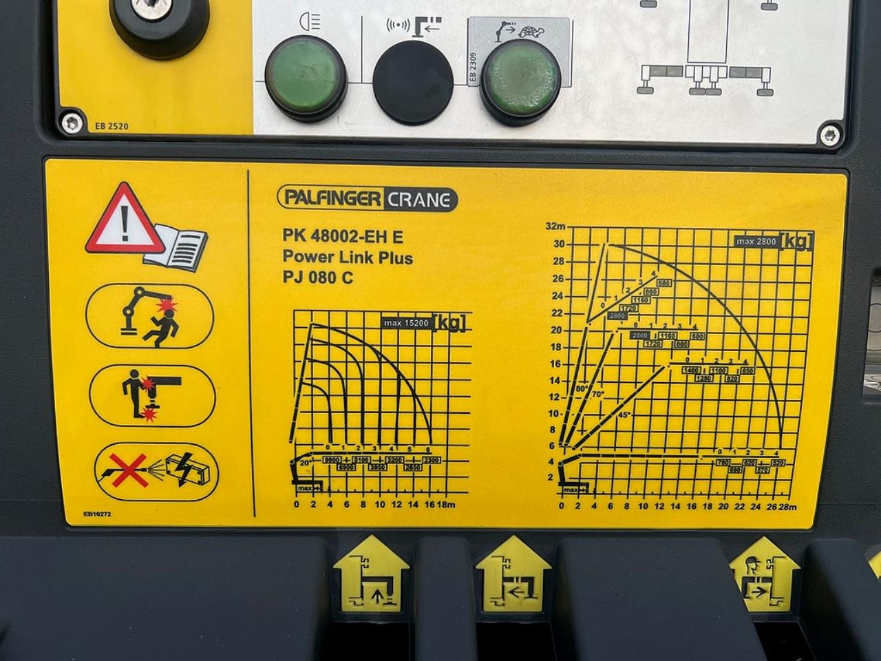 Volvo FH13 540 Kranbil Fullutrustad Palfinger 48002 & Jibb 2023 - Kran