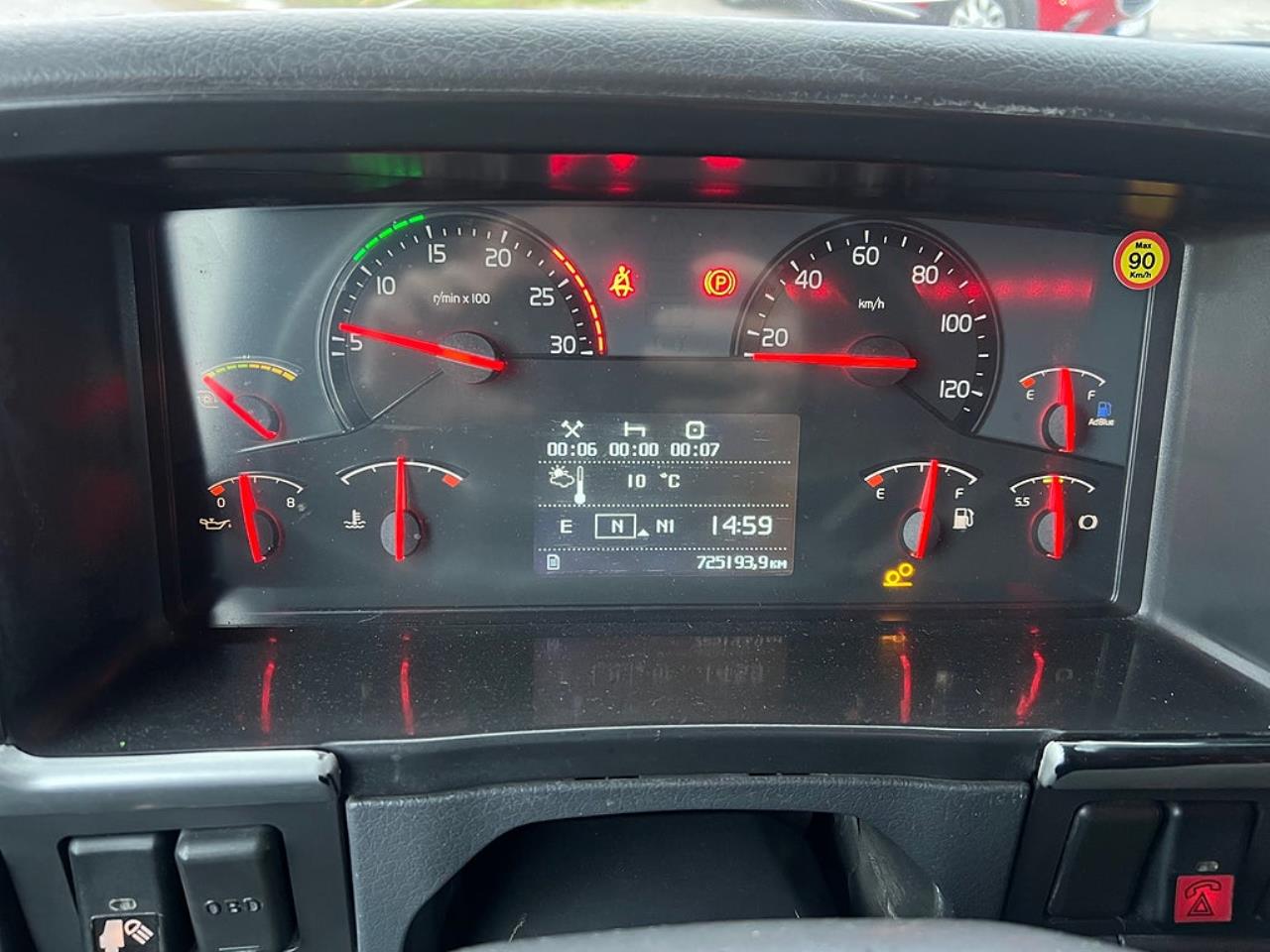 Volvo FM13 500 6x2 Dragbil Hydraulik, 3,90 Hjulbas 2012 - Dragbil