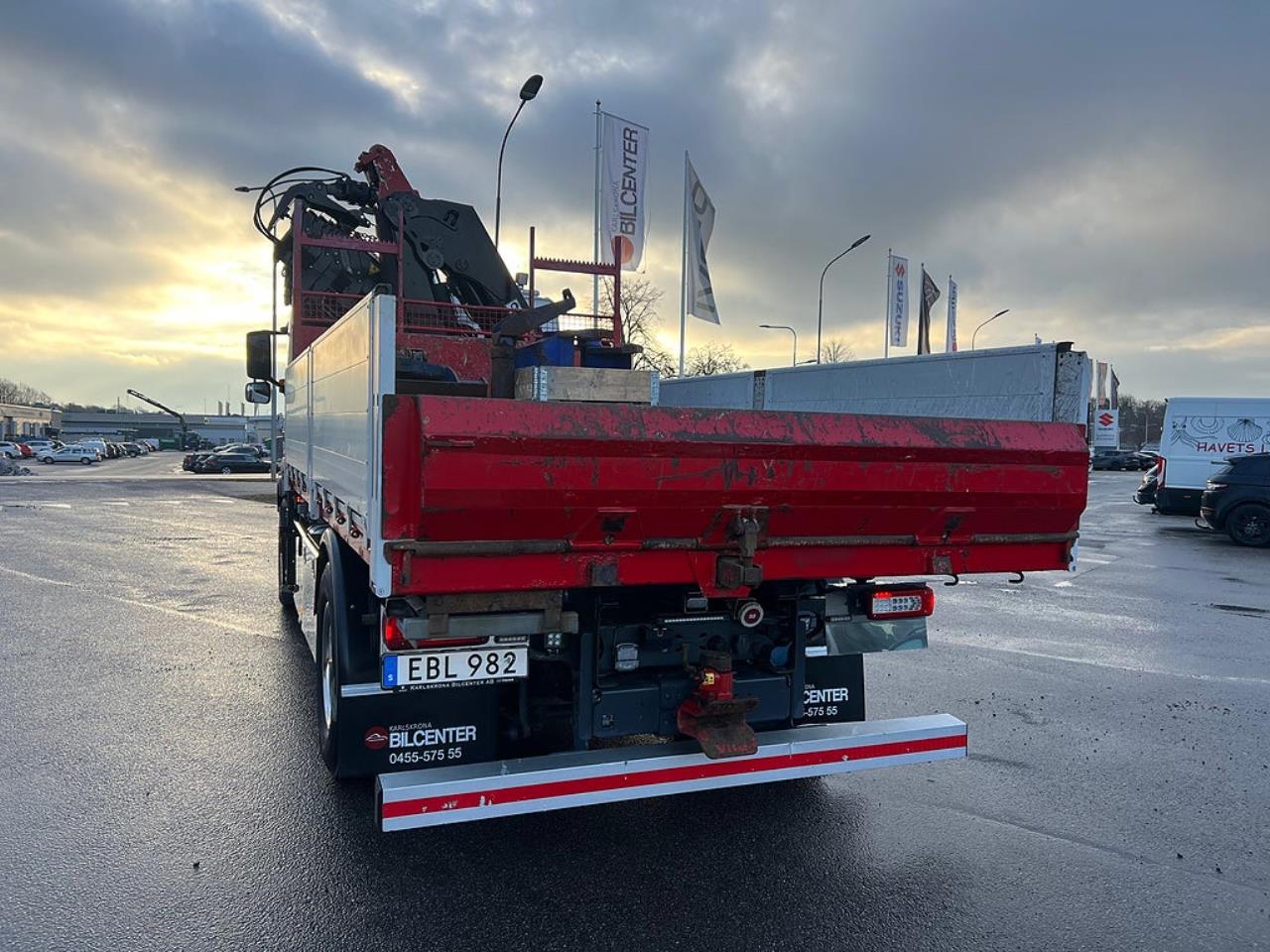 Volvo FM 330 4x2 Tipp & Kranbil, Plogutr, Kommunbil, Euro 6 2016 - Kran