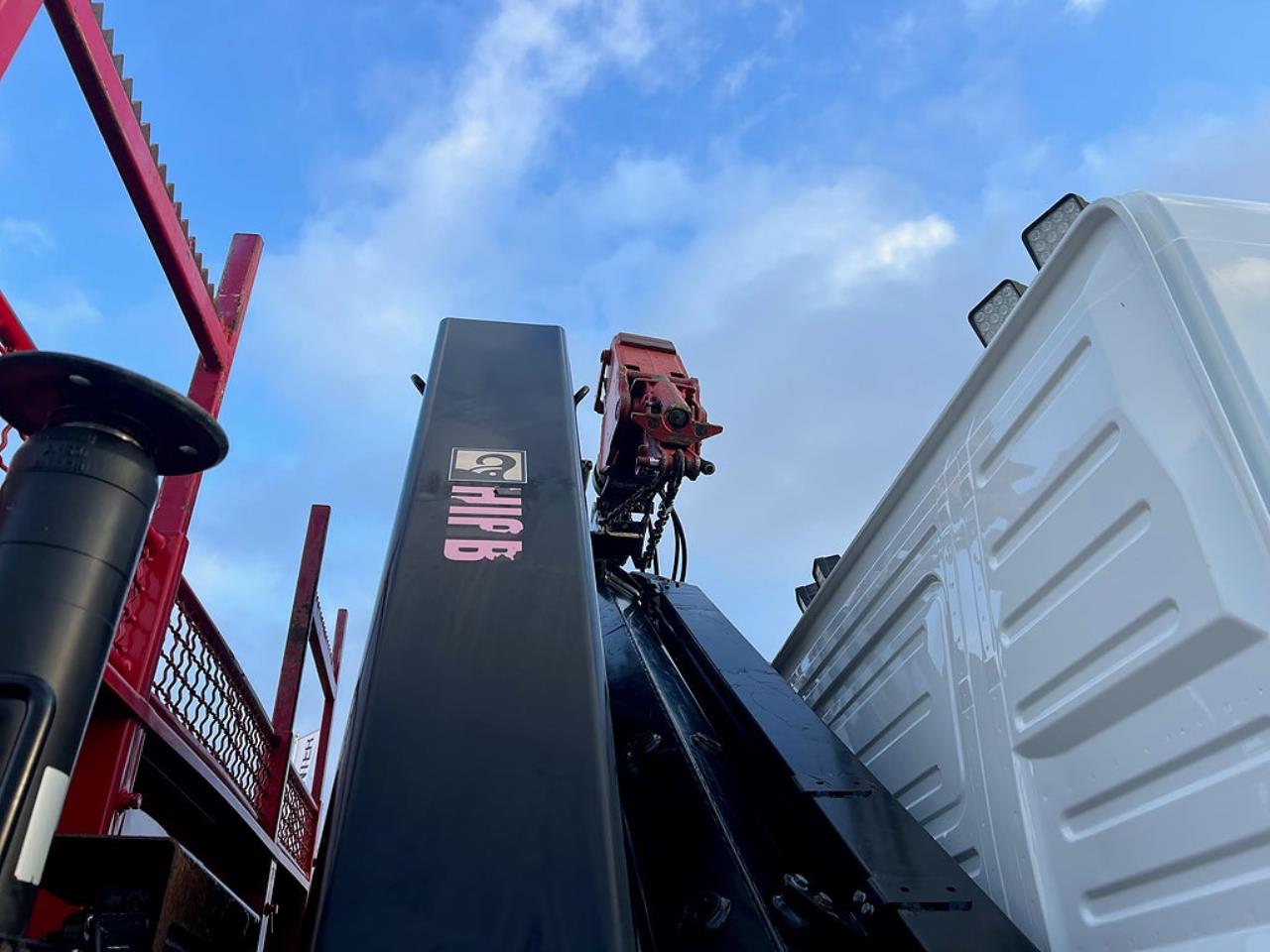 Volvo FM 330 4x2 Tipp & Kranbil, Plogutr, Kommunbil, Euro 6 2016 - Kran