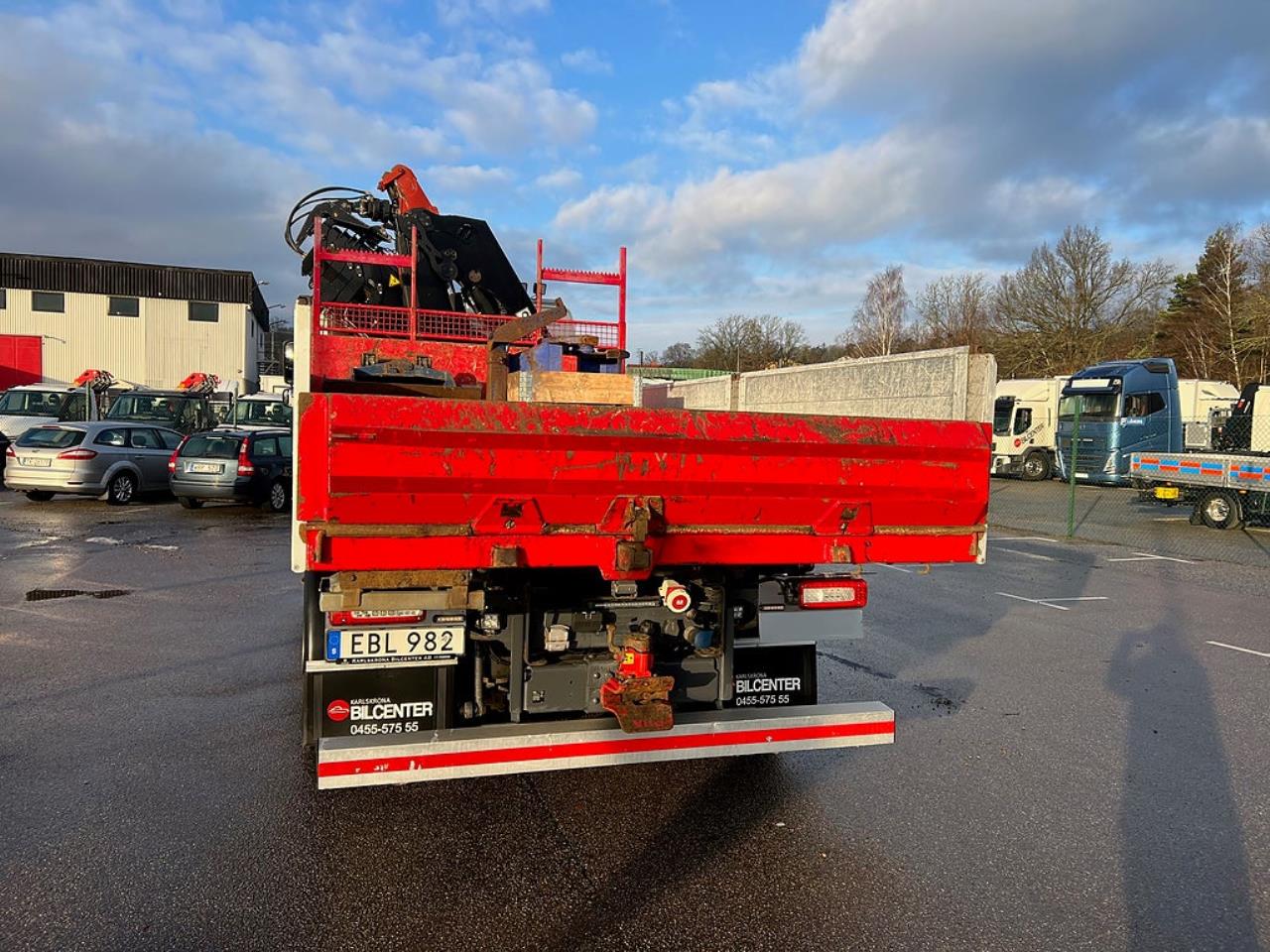 Volvo FM 330 4x2 Tipp & Kranbil, Plogutr, Kommunbil, Euro 6 2016 - Kran