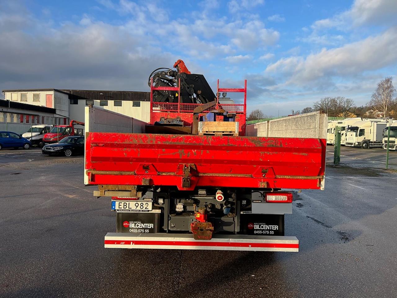 Volvo FM 330 4x2 Tipp & Kranbil, Plogutr, Kommunbil, Euro 6 2016 - Kran