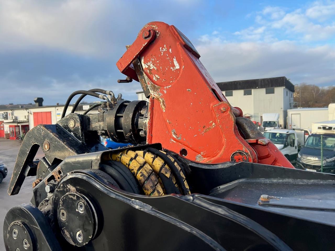 Volvo FM 330 4x2 Tipp & Kranbil, Plogutr, Kommunbil, Euro 6 2016 - Kran