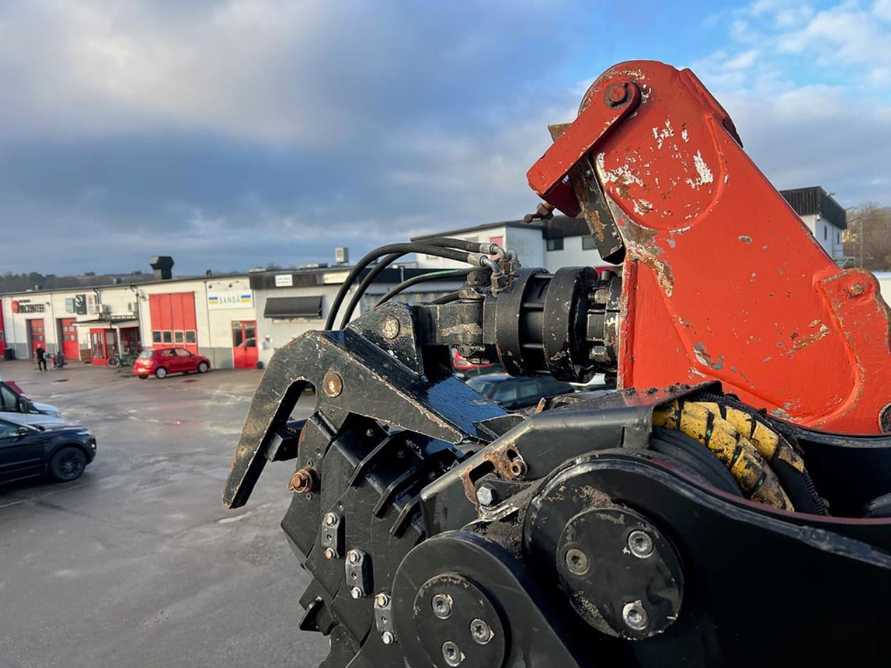 Volvo FM 330 4x2 Tipp & Kranbil, Plogutr, Kommunbil, Euro 6 2016 - Kran